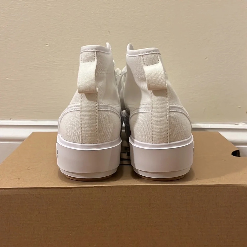 NEW Adidas Nizza Trek White Platform Sneaker Size 7 - Picture 8 of 11